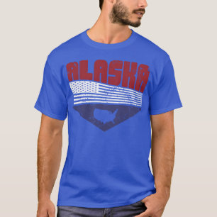 Retro Vintage Alaska Usa jongen T-shirt