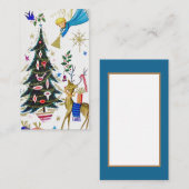 Retro vintage, Angel Visitekaartje (Voorkant / Achterkant)