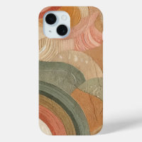 Retro Vintage Boheemse Aardse Abstracte Ontwerp