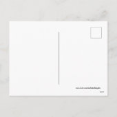 Retro vintage briefkaart van de het (Achterkant)