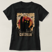 Rétro Vintage Catzilla Tshirt 948 (Design devant)