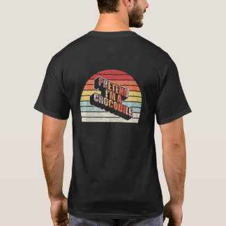 Retro Vintage Easy Doe alsof ik een krokodillenuit T-shirt