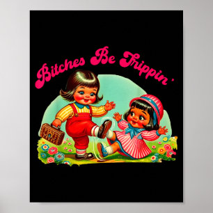 Retro Vintage Es We Zijn Reisleuk Humor Sarcasme Q Poster