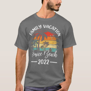 Retro Vintage Family Vacation 2022 Florida Venice T-shirt