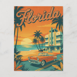 retro vintage Florida ansichtkaart Briefkaart