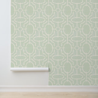 Retro vintage geometrisch boho patroon behang