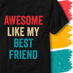 Retro Vintage Grappig Geweldig Net Als Mijn Beste T-shirt