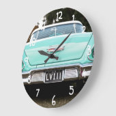 Retro vintage grote klok (Hoek)