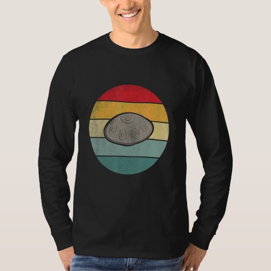 Retro Vintage Handpan T-shirt (Voorkant)