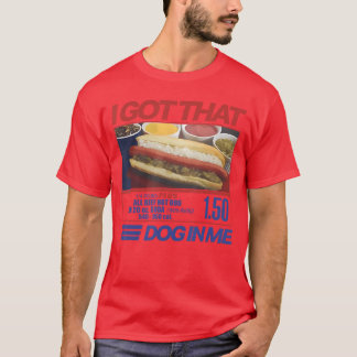 Retro Vintage I Gothat Dog in Me Funny Hotdog Men  T-shirt