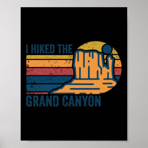 Retro Vintage Ik Heb De Grand Canyon Gewandeld Wan Poster