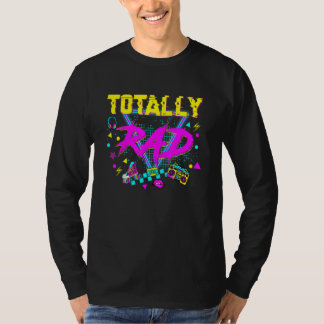 Retro Vintage Jaren Tachtig Kostuumfeest Totally R T-shirt