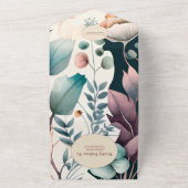 Retro Vintage Jaren Zestig Terracotta Bruiloft All In One Uitnodiging (Buitenkant)