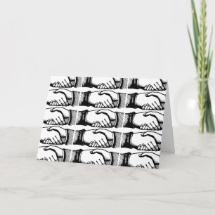 Retro Vintage Kaart van de Gelukwensen van de