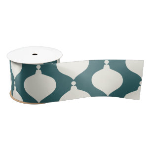 Retro vintage kerst bauble vakantie lint