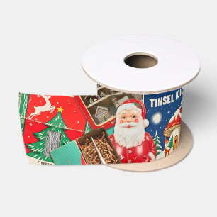 Retro Vintage Kerst Decoraties II Lint