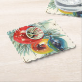 Retro Vintage-kerstbollen onderzetter (Gebogen)