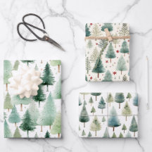 Retro Vintage Kerstboom Vakantiegift