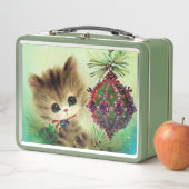 retro vintage kerstcat Holiday (In situ)