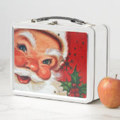 Retro Vintage - kerstkerstlunchbox (In situ)