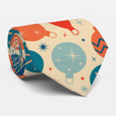 Retro Vintage-kerstOrnamenten Stropdas (Opgerold)