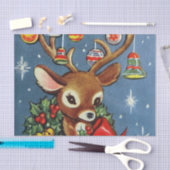retro Vintage kerstreder Holiday tissue Tissuepapier (Craft)