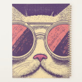 Retro Vintage Kitty Planner (Achterkant)