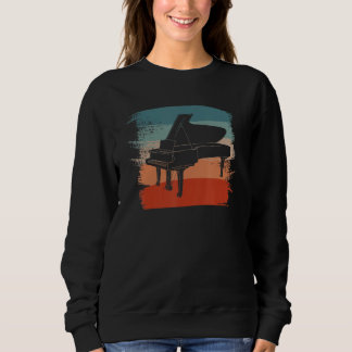 Retro Vintage Klassieke Pianist Piano Instrument Trui
