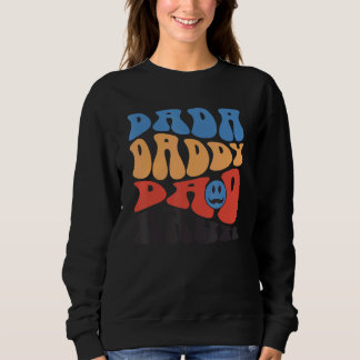 Retro Vintage Leopard Dada Daddy Dad Bruh Father's Trui