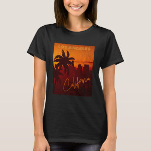 Retro Vintage Los Angeles California City met Pal T-shirt