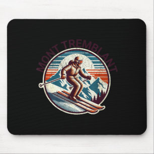 Retro vintage Mont Tremblant Canada skioord Muismat