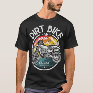 Retro Vintage Motocross Dirt Bike Premium T-shirt