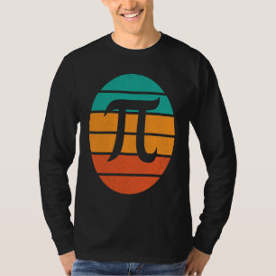 Retro Vintage Nerd Symbool Pi Dag 3 14 Wiskunde Do T-shirt
