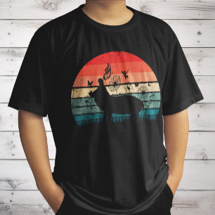 Retro Vintage Nijlpaard Hippopotamus Nijlpaard Lie T-shirt