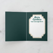 Retro vintage Noël Angles ajouter carte de message (Intérieur)