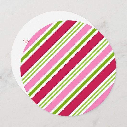 Retro Vintage Noël Ornement Invitations (Devant / Derrière)