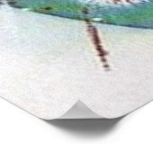 Rétro vintage Noël poster de vacances (Coin)