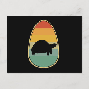 Retro Vintage Paaseieren Schildpad Dierendier Cade Briefkaart