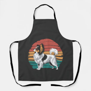 Retro Vintage Papillon Hondenliefhebber Dier Papil Schort