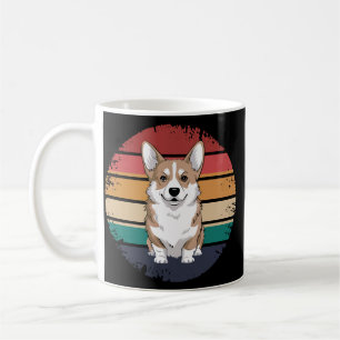 Retro Vintage Pembroke Welsh Corgi Liefhebber Hond Koffiemok