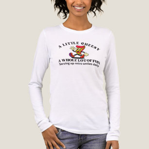 Retro Vintage Pizza Cartoon Tri-Blend Shirt