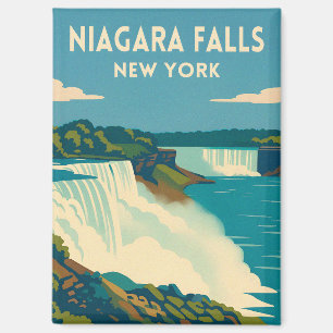 Retro Vintage Reis Niagara Falls New York Magneet
