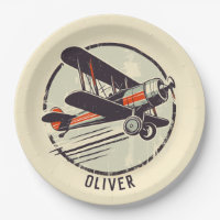 Retro Vintage Rode en Groene Tweedekker
