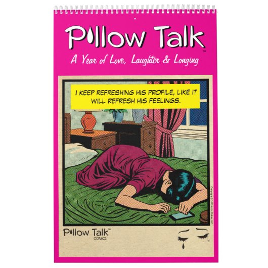 Retro Vintage Romance Strip: Pillow Talk Kalender (Hoes)