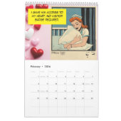 Retro Vintage Romance Strip: Pillow Talk Kalender (Feb 2026)