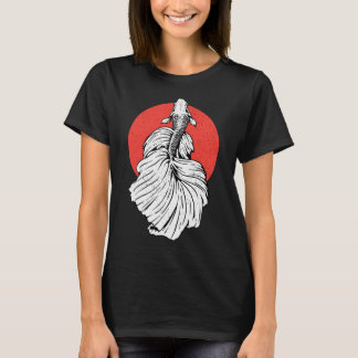 Retro Vintage Siamese Vechtvis T-shirt