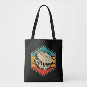 Retro Vintage Slagdrum - Marching Band Drumline Draagtas
