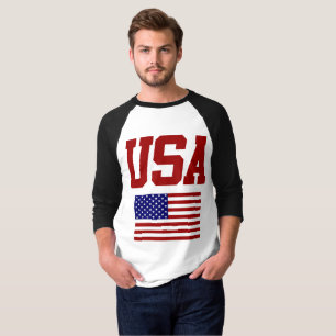 RETRO VINTAGE STIJL USA T-SHIRT