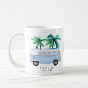 Retro Vintage Surfplanken Koffiemok