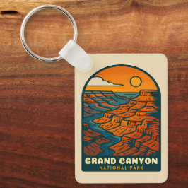 Retro Vintage Travel Grand Canyon National Park Sleutelhanger